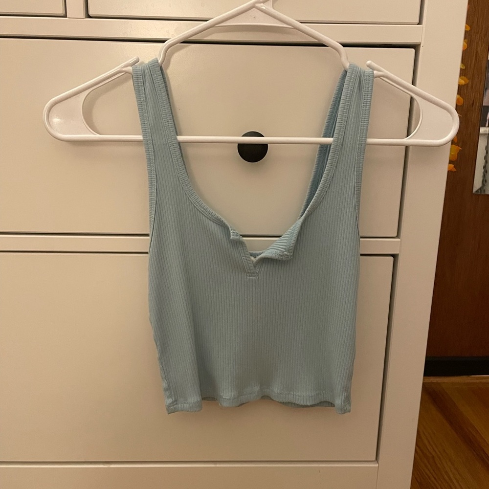 Cotton on light blue tank